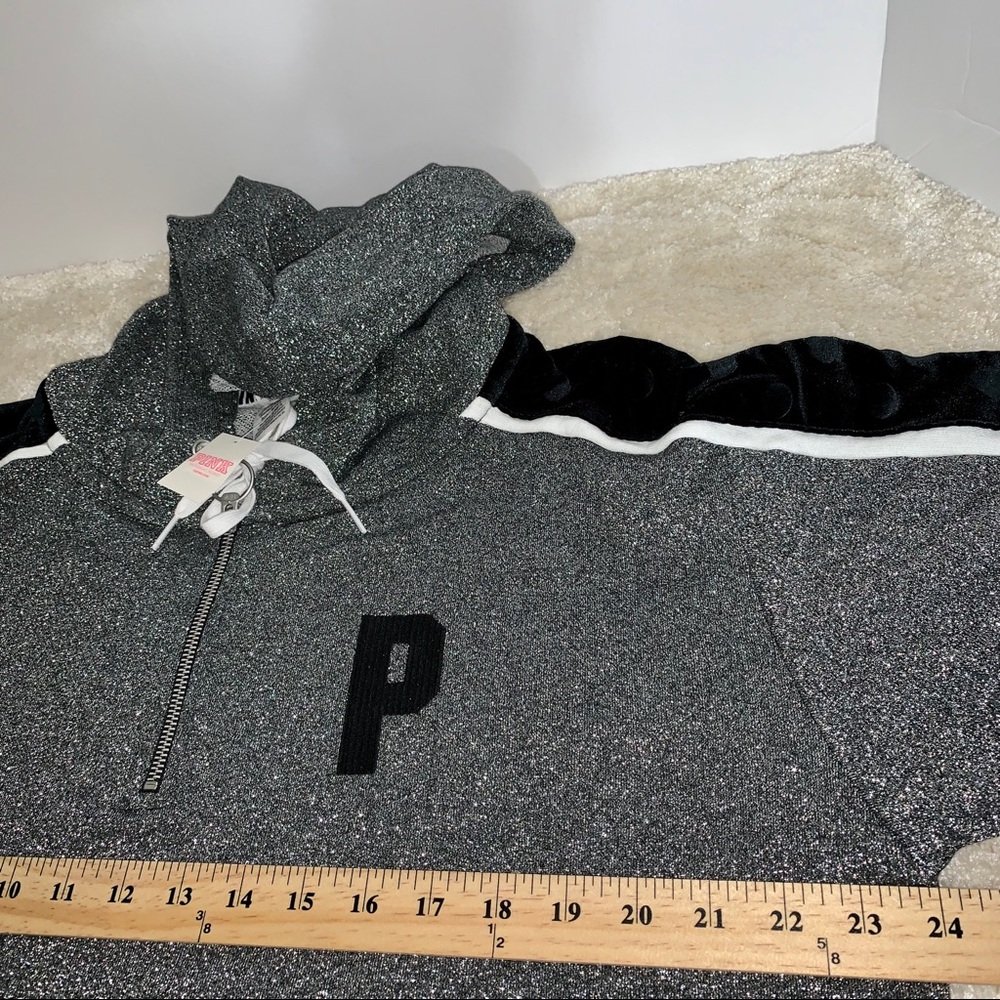 Victoria’s Secret shimmer hoodie LARGE - Picture 6 of 7